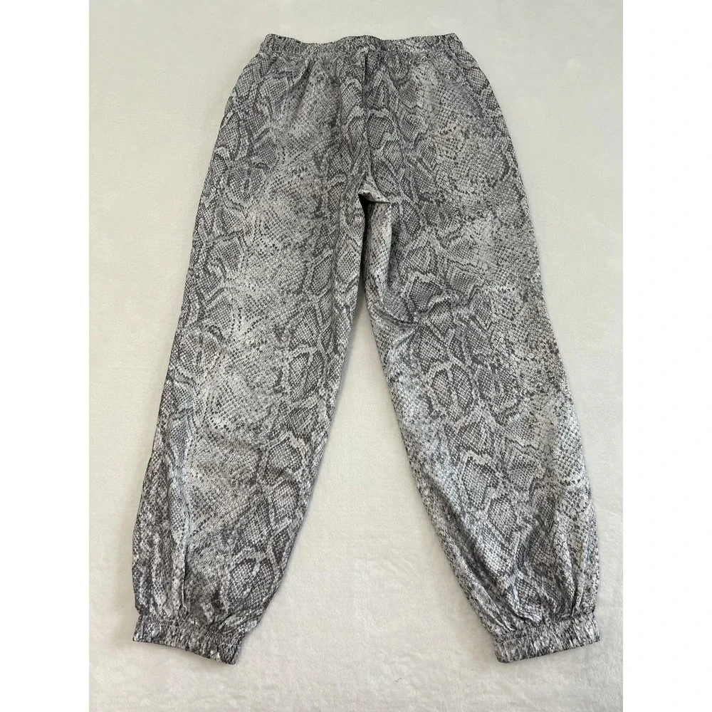 Nike Python Print‎ Jogger Pants Womens White Black Snakeskin Athletic Lounge S